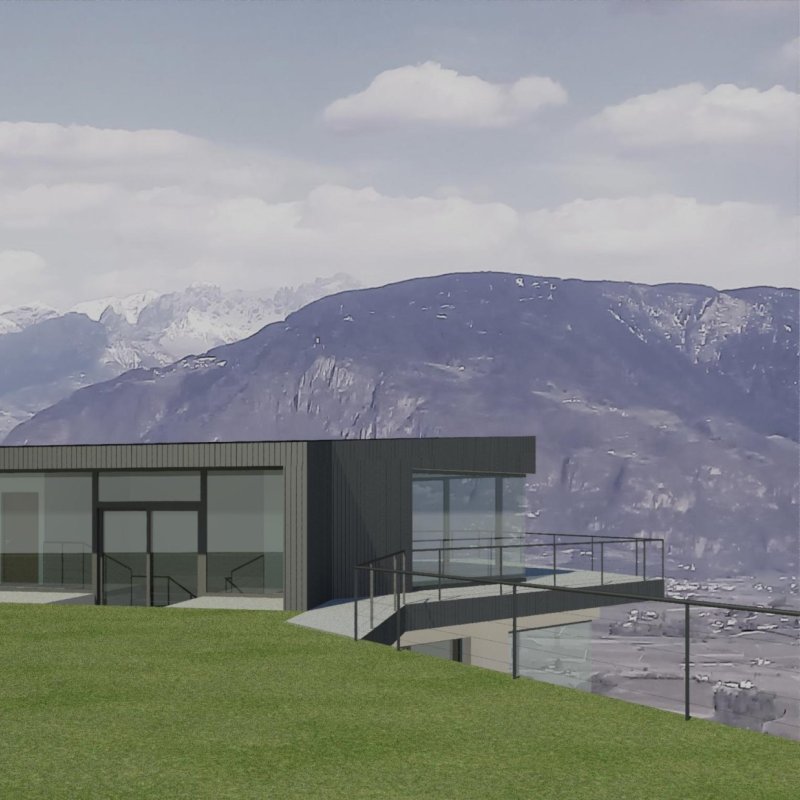Villa am Hang - Entwurfstudie